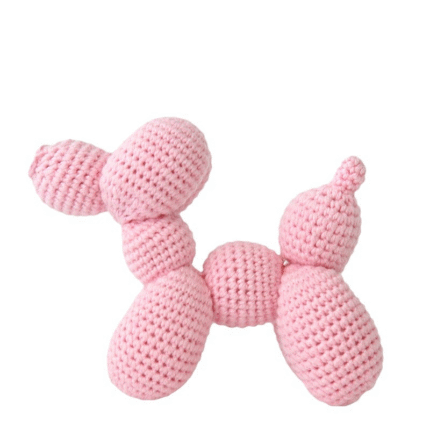 Cute pink puppy